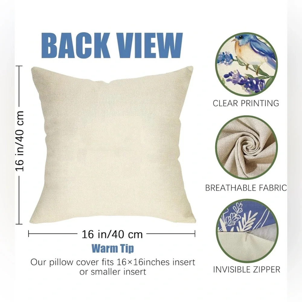 Spring Easter Pillow Covers Set